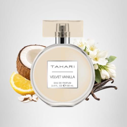 TAHARI Women’s Velvet Vanilla Eau de Parfum Fruity & Floral Perfume 100 ml