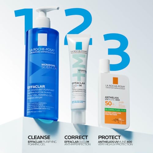 La Roche-Posay Effaclar Foaming Gel Cleanser for Oily Skin, 13.52 fl oz