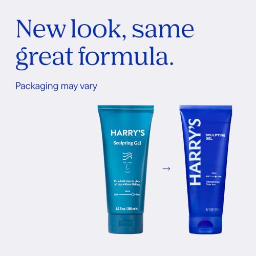 Harry's Sculpting Hair Gel for Men with Firm Hold and Polished Finish - 6.7 fl oz - Alcohol-Free Formula