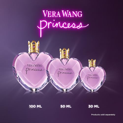 Vera Wang Princess Eau de Toilette for Women - Fruity Floral Scent - Sweet Notes of Vanilla, Water Lily, and Apricot - Feminine and Modern - 1.7 Fl Oz