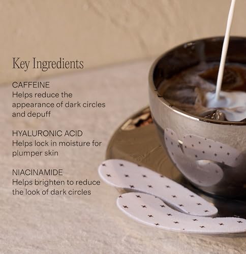 + Lux Unfiltered - Iced Latte Cooling Under Eye Patches - Eye Masks