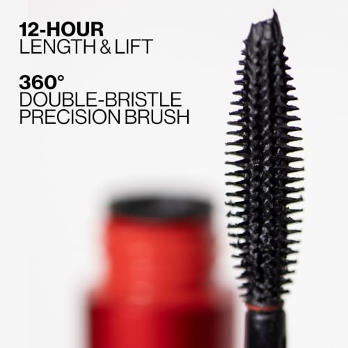 Smashbox Super Fan Lash Lengthening Mascara | Fanned-Out Volume + Length, Long-Wearing Mascara without Clumping, 0.34 Fl Oz, Black