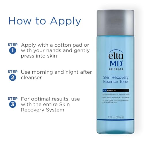 EltaMD Skin Recovery Essence Hydrating Face Toner, Alcohol-Free, 7.3 oz