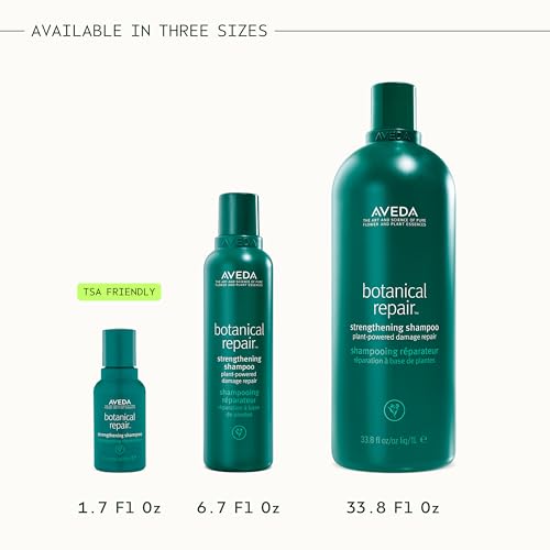 Aveda Botanical Repair Strengthening Shampoo | Strengthens and Repairs Damaged Hair | Bond-Building Shampoo | 94% Naturally Derived* | Silicone Free, 6.7 Fl Oz