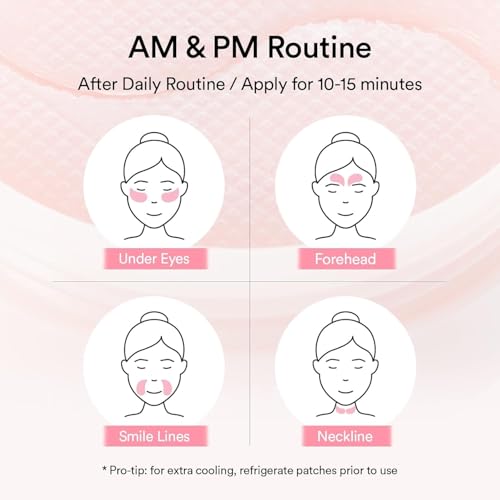 Abib PDRN Retinal Eye Patches for Rejuvenating & Puffy Eyes with Glow Jelly, Niacinamide, 60 Count, Korean Skin Care