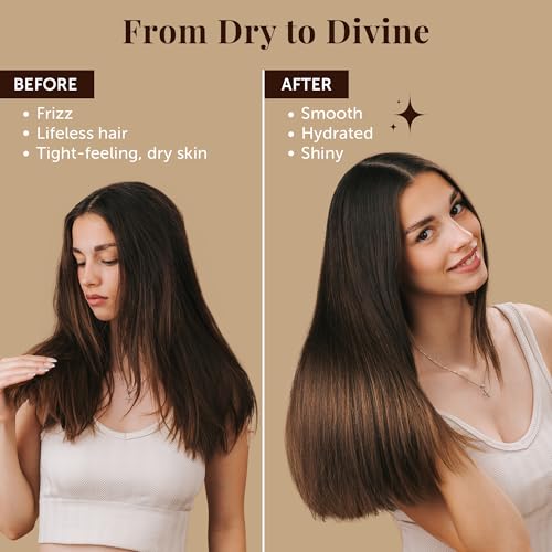 LEPURO Moroccan Argan Oil for Hair and Body - Lightweight Non-Greasy Elixir