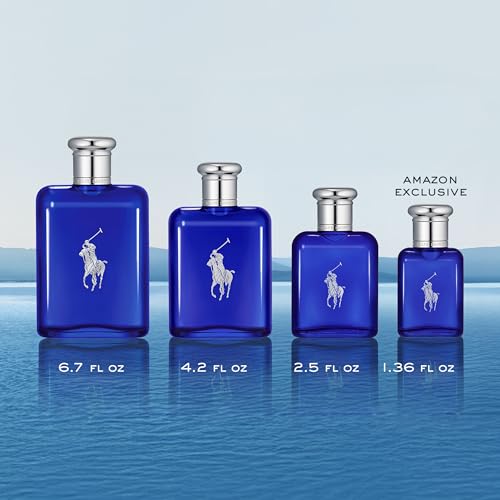 Ralph Lauren Polo Blue Eau de Toilette Fresh Citrusy Cologne - 1.35 Fl Oz