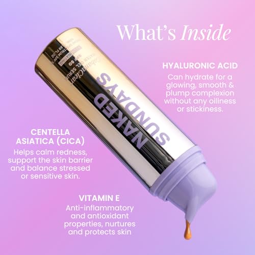 Naked Sundays CabanaClear SPF 50 Illuminating Sunscreen Serum, 50ml
