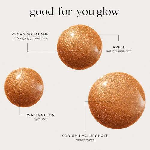 tarte key largo glow bronzing drops – Luminous Serum-Infused Liquid Bronzer with Vitamin E for Sun-Kissed Radiant Lightweight Hydration, Cruelty-Free, full size, bronze glow