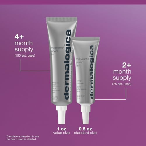 Dermalogica MultiVitamin Power Firm, Eye Cream for Wrinkles, 0.5 Fl Oz
