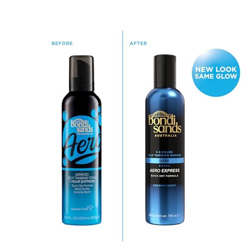 Bondi Sands Aero 1-Hour Express Self Tanning Foam, Dark, 7.61 Fl Oz