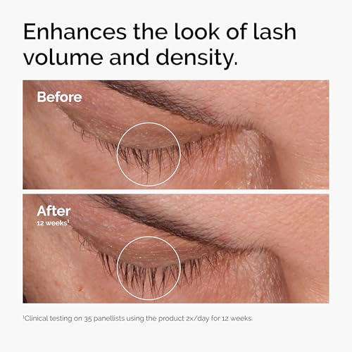 The Ordinary Multi-Peptide Lash and Brow Serum, Peptide-Powered Formula for Thicker, Fuller Looking Lashes & Brows, 0.16 Fl Oz (Pack of 2)