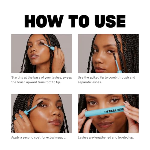 Babe Original 4 Real Mascara for Volume, Length & Lift, Black