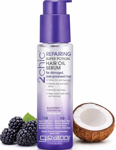 GIOVANNI 2chic Repairing Super Potion Hair Oil Serum, 2.75 fl oz