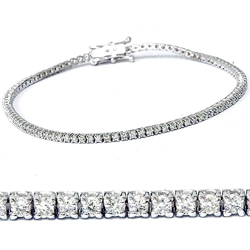 Pompeii 2ct Diamond Tennis Bracelet 14K White Gold 7"