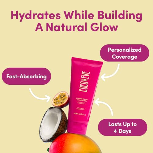 Coco & Eve Gradual Self Tanning Lotion - Self Tanner - 6.76 fl oz