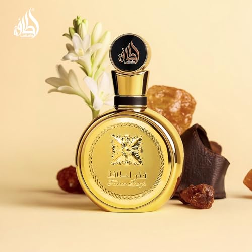 Lattafa Fakhar Gold Extrait - Floral, Amber, Woody - Eau de Parfum Long-Lasting Fragrance for Unisex, 3.40 Ounce / 100 ml