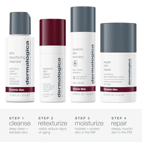 Dermalogica Skin Aging Solutions Kit, Anti Aging Skincare Set, Travel Size