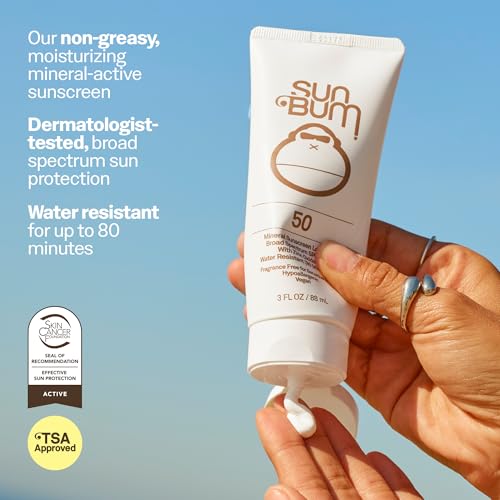 Sun Bum Mineral SPF 50 Sunscreen Body Lotion - Travel Size, 3 oz