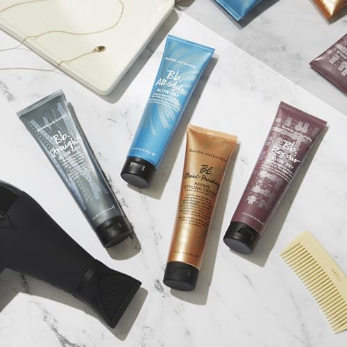 Bumble and bumble. Straight Blow Dry Heat Protective Hair Styling Cream |Protects Against Frizz, Humidity, and Heat|Smooth Sleek Blowouts|For Medium to Thick Curly, Wavy, Straight Hair Types, 5 Fl Oz