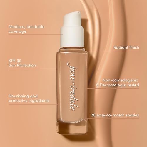 jane iredale Skintuition SPF 30 Radiance-Boosting Liquid Foundation 30 Light Medium