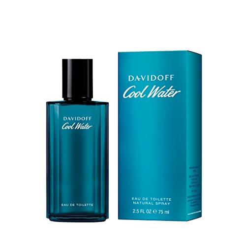 Davidoff Cool Water For Men. Eau De Toilette Spray 2.5 Ounces (Pack of 2)