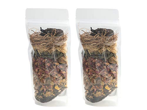 Yogi’s Gift | Ayurvedic Herbal Hair Oil Mix | 75 g x 2 packs | 18 Essential Herbs For Growth | 100% Natural Product Of India