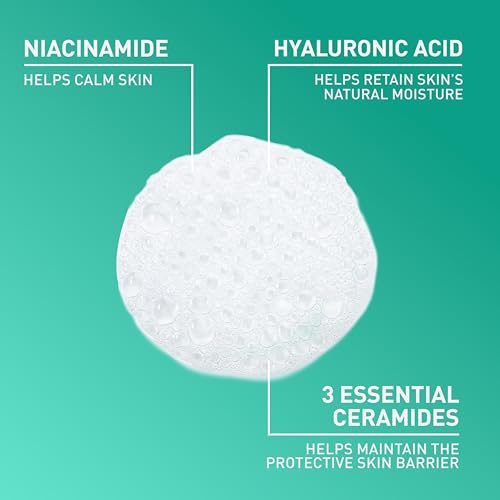CeraVe Foaming Facial Cleanser, Face Wash for Oily Skin, 19oz