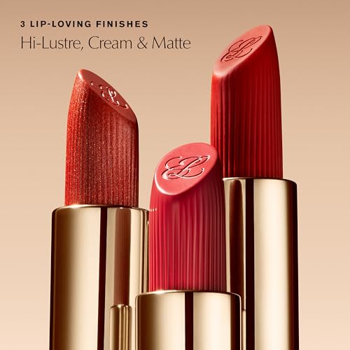 Estée Lauder Pure Color Long Lasting Cream Lipstick for Women with Cream Finish | Plumping & Nourishing 0.12 Ounce, 220 Powerful