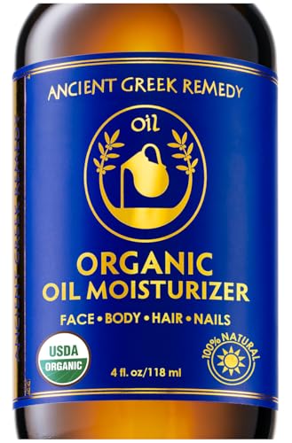 Organic Body & Face Oil for Dry Skin, Hydrating After Shower Moisturizer