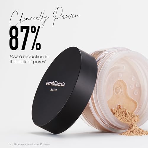 Original Matte Loose Mineral Foundation SPF 15, 03 Fairly Light, Vegan, Cruelty-Free & Dermatologist-Tested