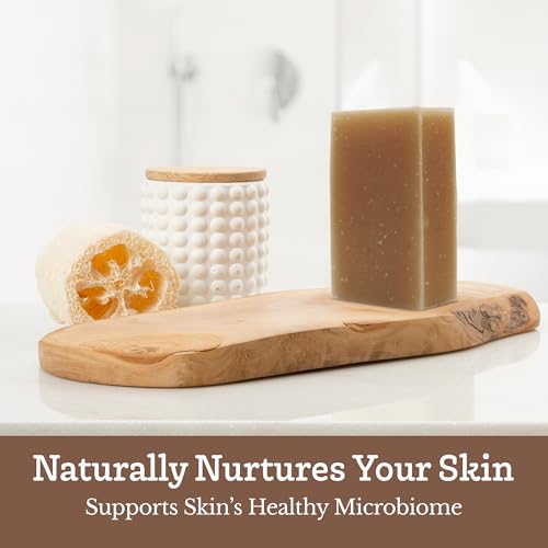 Southern Natural Goat Milk Soap Bar Oatmeal Milk & Honey, 3 Pack, Dry Skin