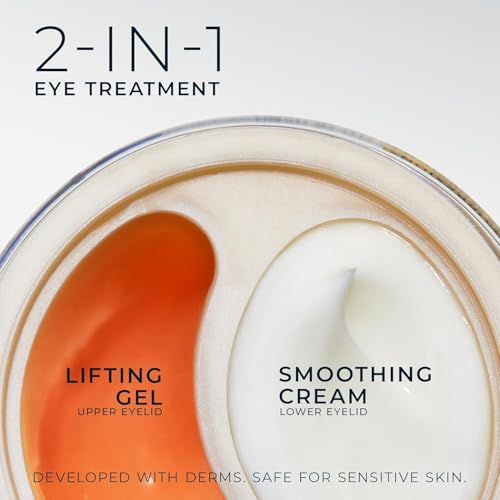 RoC Derm Correxion Dual Eye Cream, Retinol + Peptides for Puffy Eyes 0.68oz