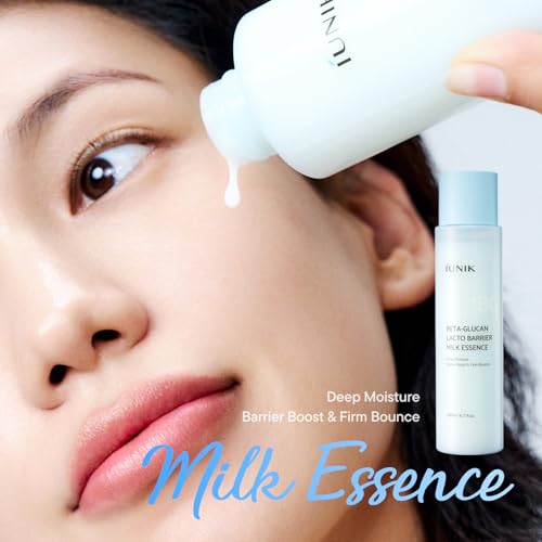 IUNIK Beta-Glucan Barrier Milky Toner Essence - Deep Hydration 6.7 fl oz