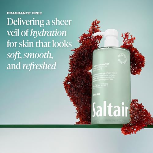 Saltair Hyaluronic Acid Body Serum | Fragrance-Free HA Hydrator | 13 oz