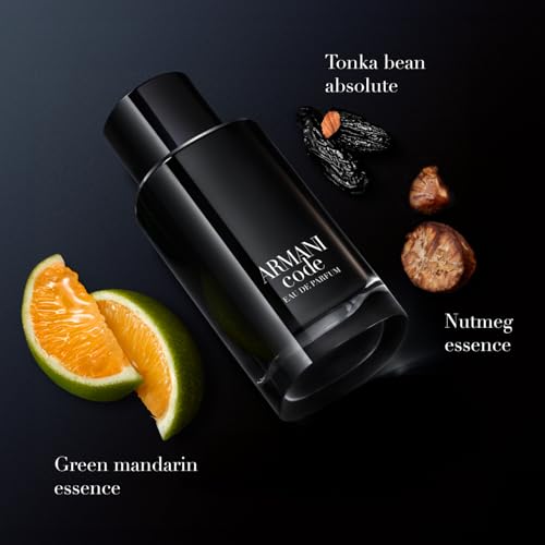 Armani Beauty Code Eau de Parfum - Ambery Spicy Cologne for Men - 4.2 Fl Oz