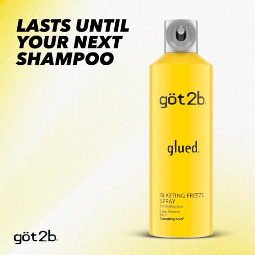 got2b Glued Blasting Freeze Hairspray, 12 oz, 2-Pack, Strong Hold