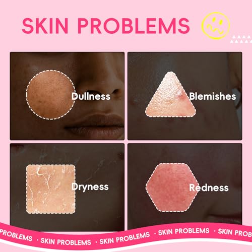QUIYUM Watermelon & Niacinamide Skincare Set for Women Teens Girls, 4PCS