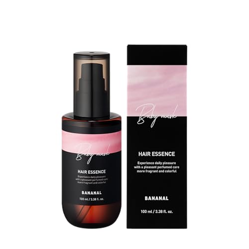 BANANAL 2-in-1 Hair Perfume Oil & Serum, Baby Powdery Musk, 3.38 fl oz