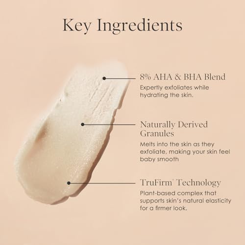 BODY FIRM Crepe Erase Body Refining Exfoliant, Citrus Scent, 3.3 Fl Oz