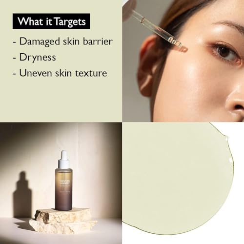 HARUHARU Black Rice Facial Oil, 1.01 fl.oz, Skin Barrier, Vegan