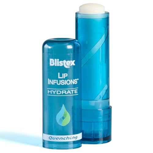 Blistex Lip Infusions Hydrate Lip Balm Lip Protectant Lip Moisturizer with Smooth Finish 0.13 Ounce