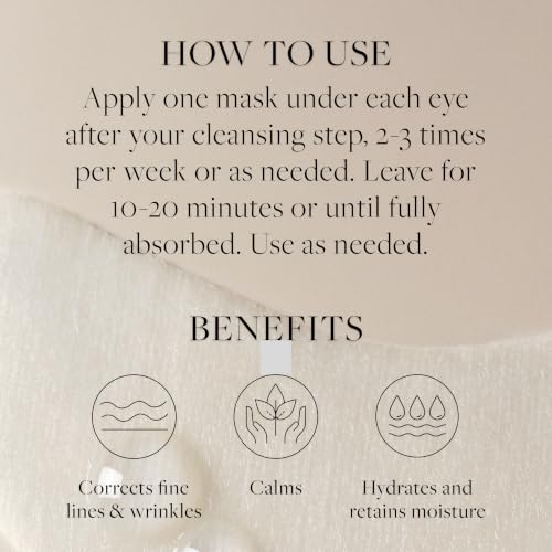 KAT BURKI KB5 Eye Recovery Masks, Hydrating Under Eye Patches, 8 Count