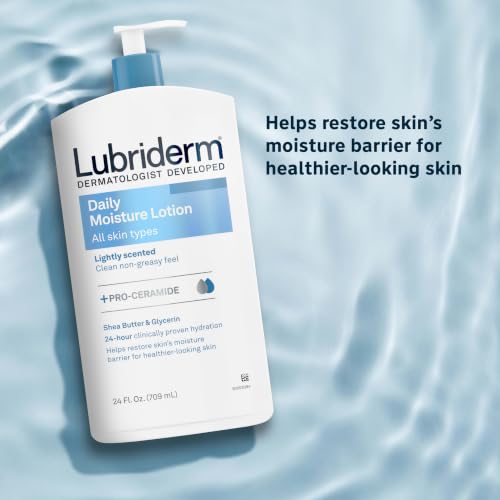 Lubriderm Daily Moisture Body Lotion + Pro-Ceramide, 24 fl. oz