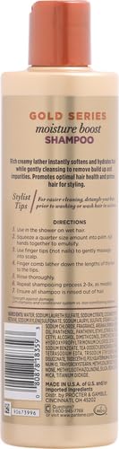 Pantene ProV Gold Series Boost, Moisture Shampoo, 9.1 Fl Oz