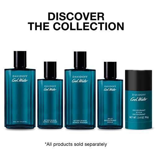 Davidoff Cool Water For Men. Eau De Toilette Spray 2.5 Ounces (Pack of 2)