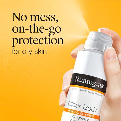 Neutrogena Clear Body Sunscreen Spray SPF 50, 5 oz