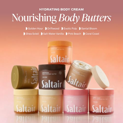 Saltair Multi-Lipid Body Butter | Coral Coast Ceramide Moisture | 10 oz