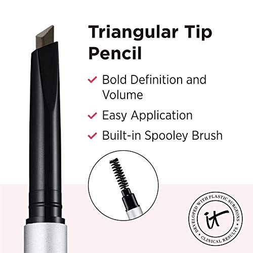 IT Cosmetics Brow PowerFULL Volumizing Eyebrow Pencil - Universal Taupe