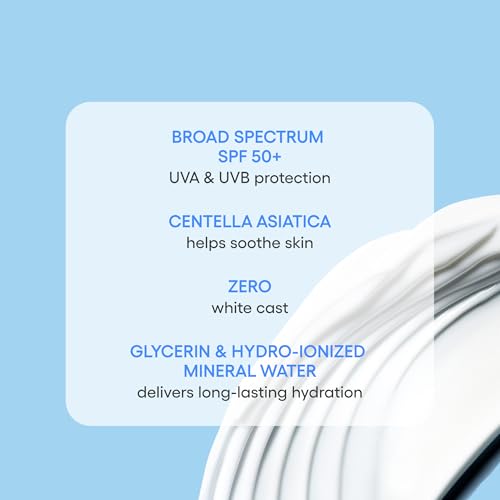 LANEIGE Hydro UV Defense Sunscreen SPF 50+ Hypoallergenic & Dermatologist-Tested Korean Broad Spectrum Sun Protection with No White Cast